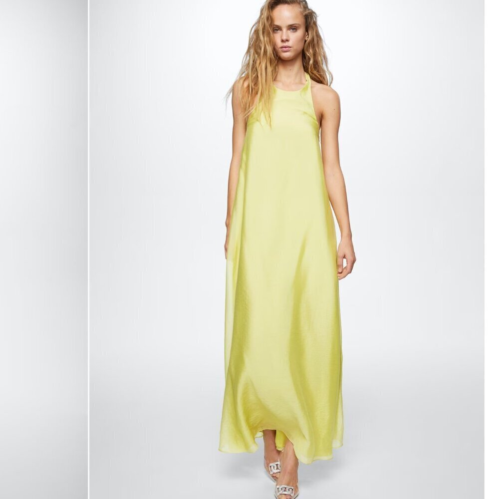 MANGO Back bow dress Size 8 NEW WITH TAG!